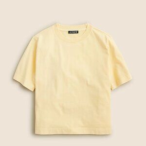 J. Crew Relaxed Premium-Weight Cropped T-shirt